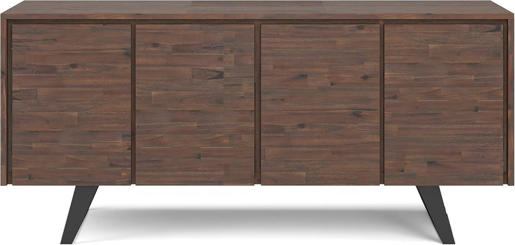Charcoal Wood Storage Sideboard Cabinet