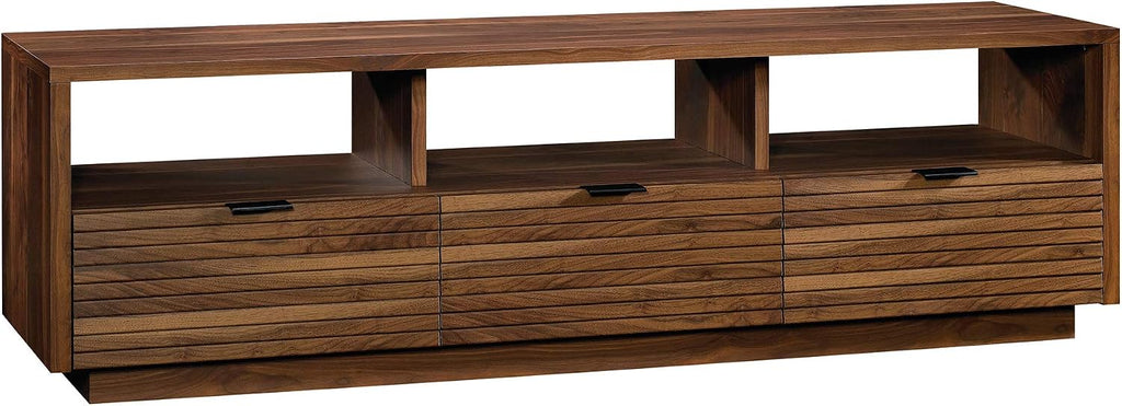 Walnut Large Storage TV Credenza Stand