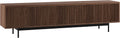 Walnut Media Console TV Storage Stand