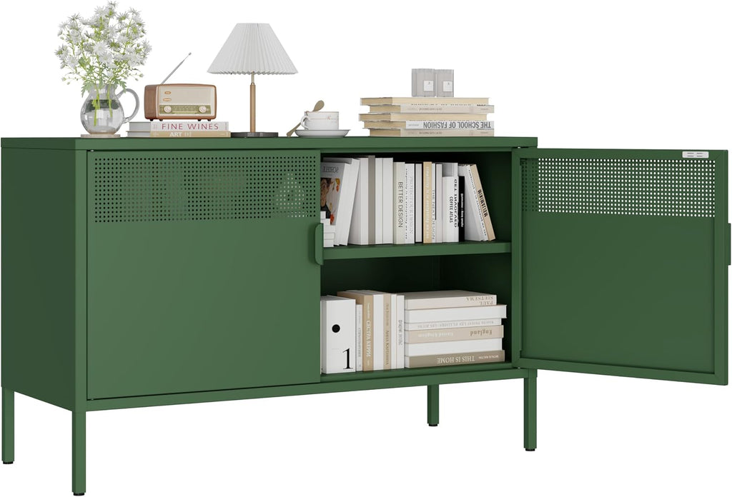 Green Metal Multipurpose Office Storage Cabinet