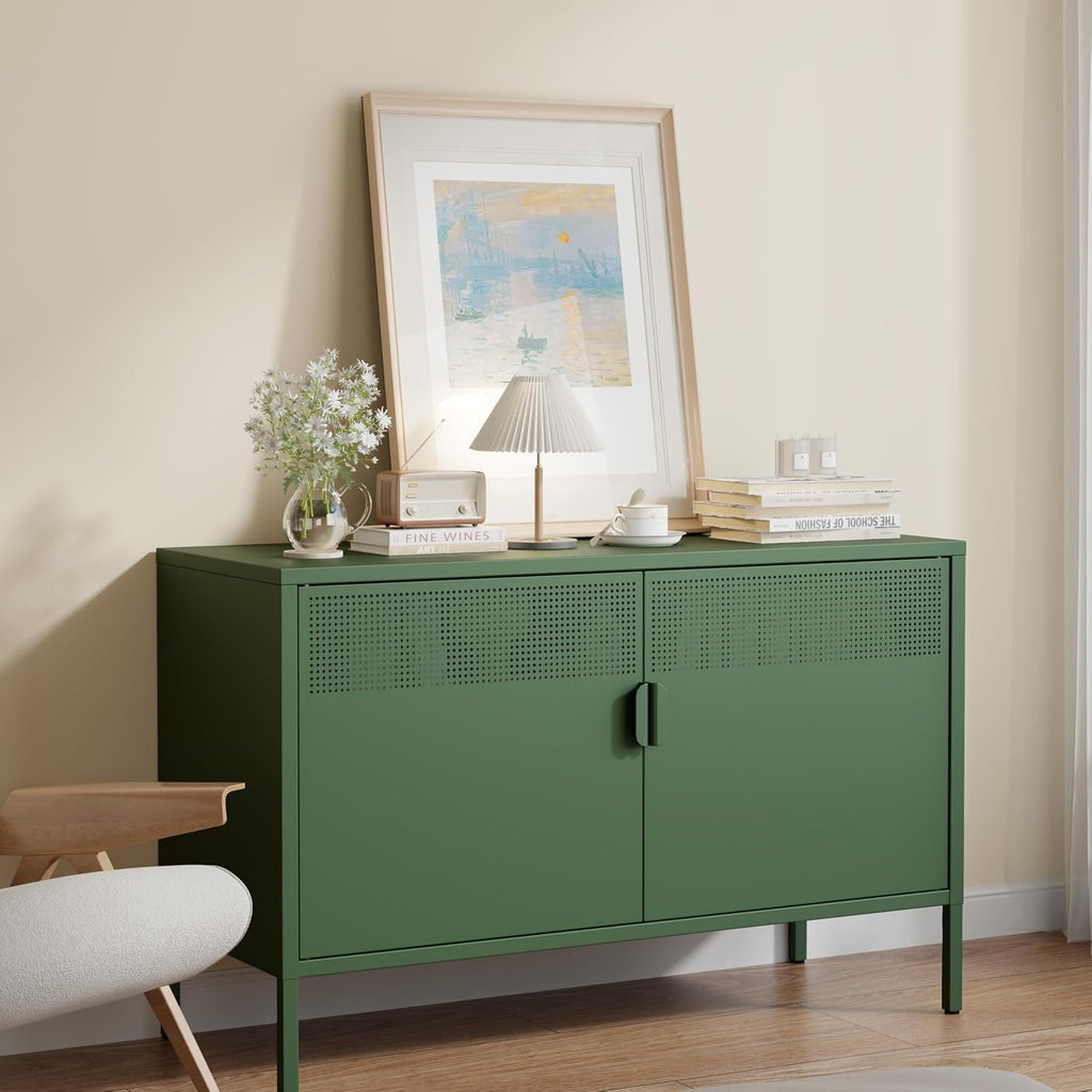 Green Metal Multipurpose Office Storage Cabinet