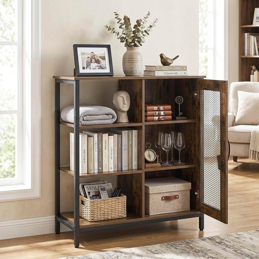 Industrial Kitchen Buffet Sideboard Storage Cabinet